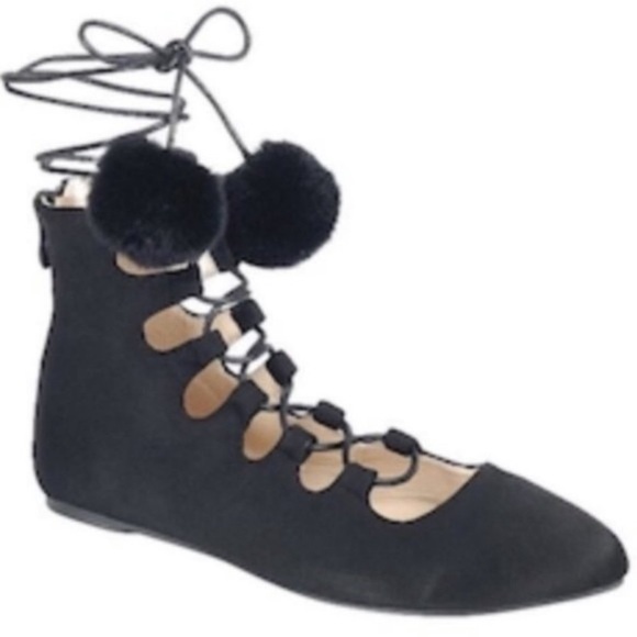 Pom Pom wrap around flat - Picture 3 of 5